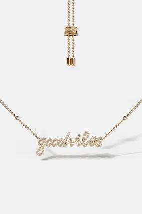 Good Vibes Adjustable Necklace