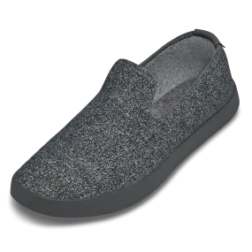 Women's Wool Loungers - Natural Grey (Dark Grey Sole)