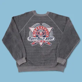 1992 Super Bowl XXVI Sweater XLarge