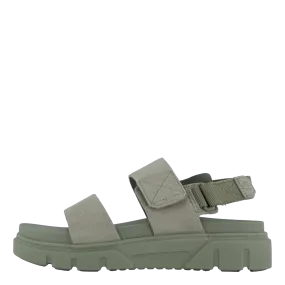 2 Strap Sandal Greyfield Lt Tpe Suede