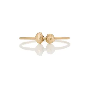 ABACUS Yellow Dots 14K Gold Ring