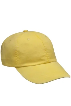 Adams Mens Adjustable Hat - Lemon Yellow