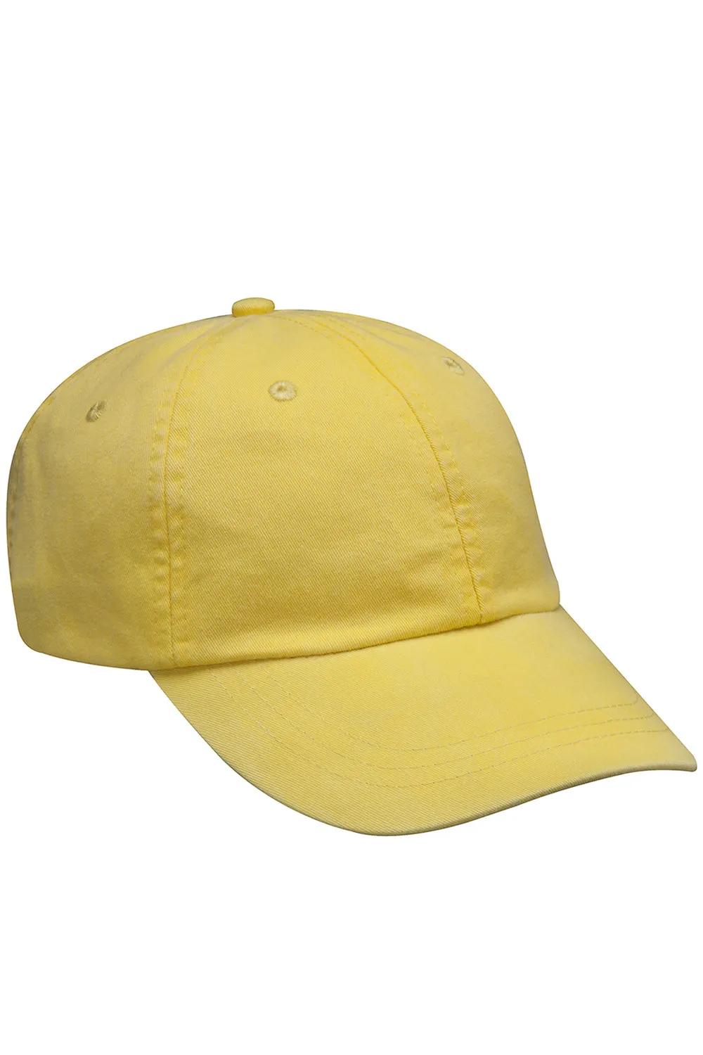 Adams Mens Adjustable Hat - Lemon Yellow