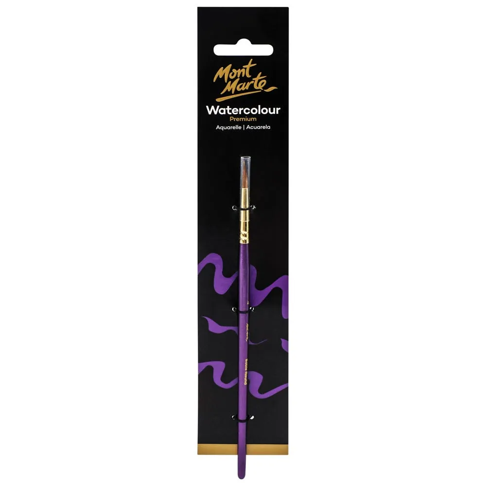 Artist Watercolour Brush Premium Sable Round 4