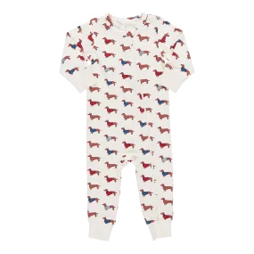 Baby Organic Romper - Sweater Dogs