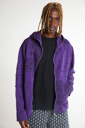 Californian Purple Bandana Hoodie