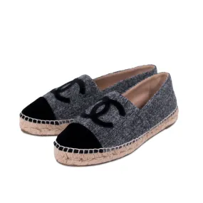 Chanel 2016 CC Tweed Espadrilles