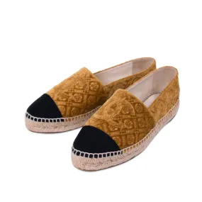 Chanel Velvet CC Espadrilles