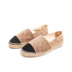 Chanel Velvet CC Espadrilles