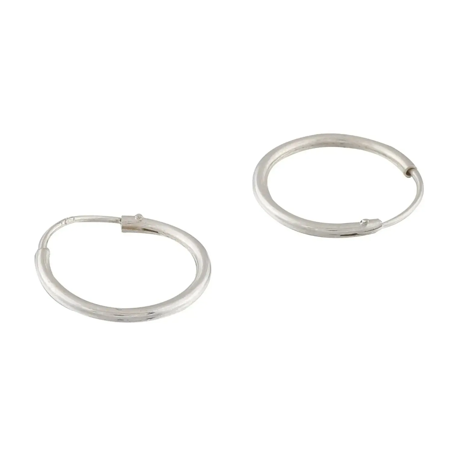 Classic Silver Hoop Earrings