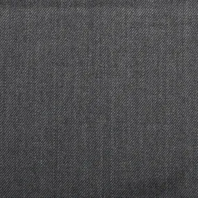 Dark Grey Plain Twill Onyx Super 100's Luxury Jacketing And Suiting's