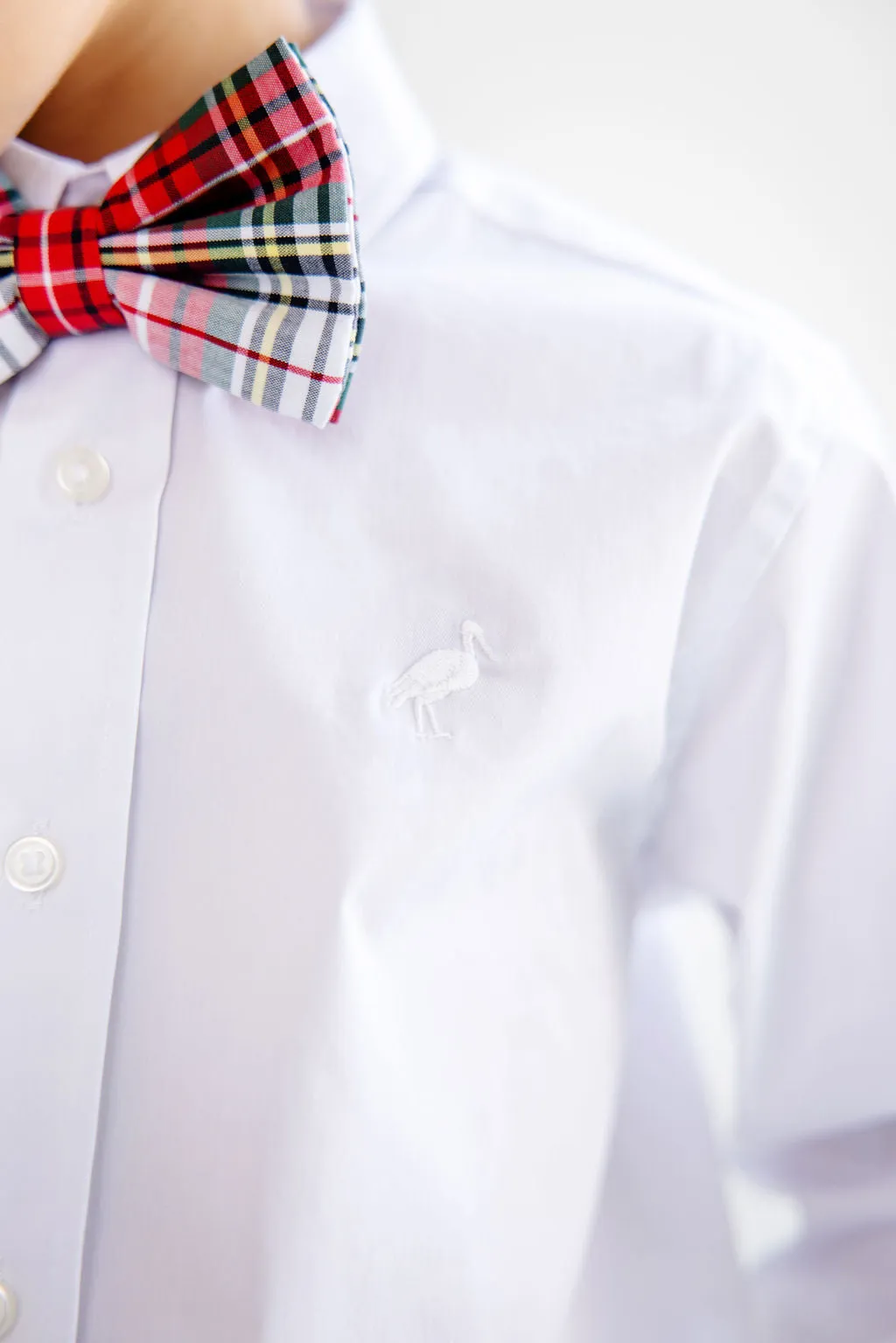 Dean's List Dress Shirt (Oxford) - Worth Avenue White with Worth Avenue White Stork