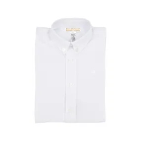 Dean's List Dress Shirt (Oxford) - Worth Avenue White with Worth Avenue White Stork