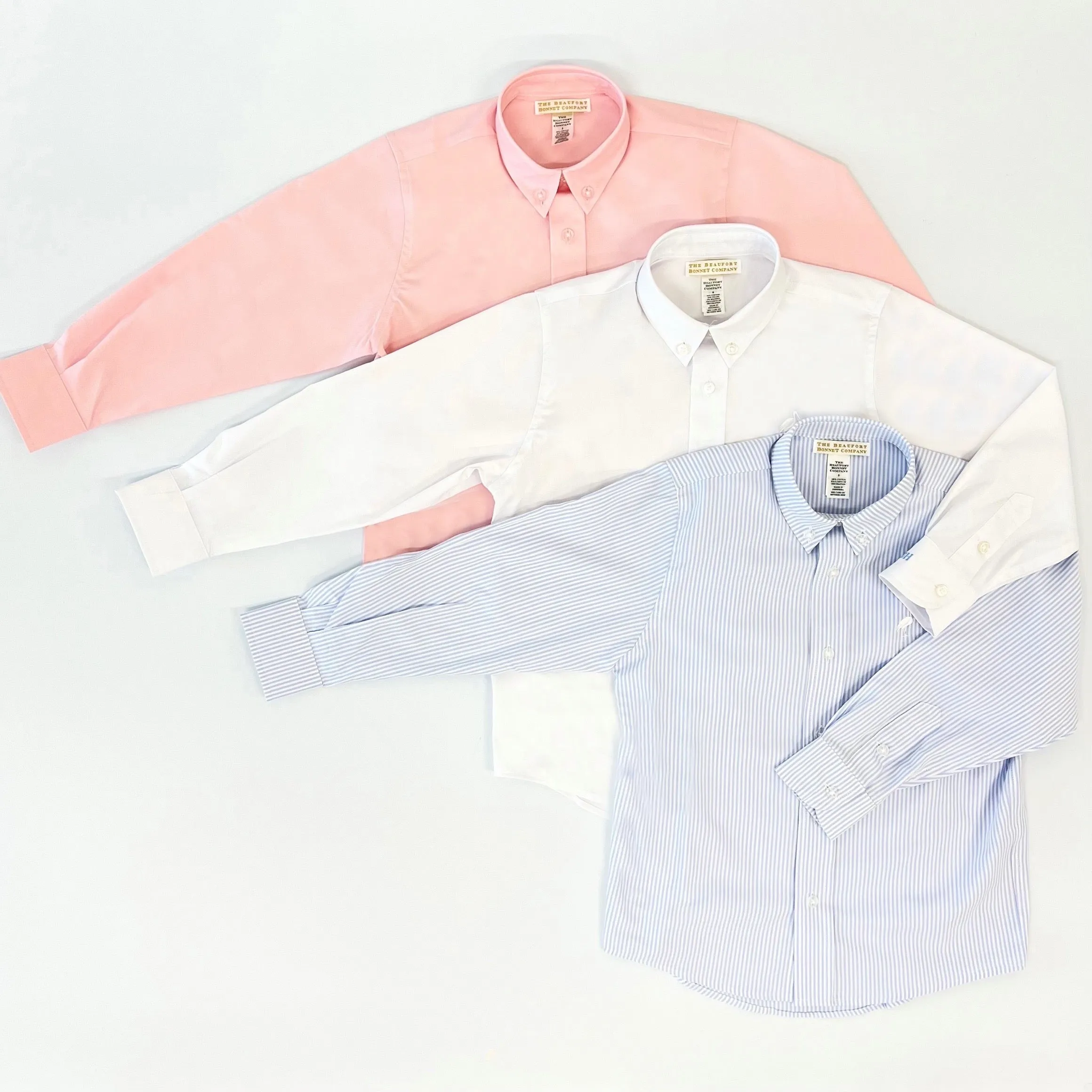 Dean's List Dress Shirt (Oxford) - Worth Avenue White with Worth Avenue White Stork