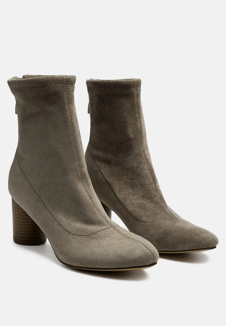 Emerson Micro Suede Ankle Boots