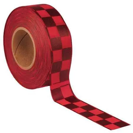 Flagging Tape, Checkered, Various Colours