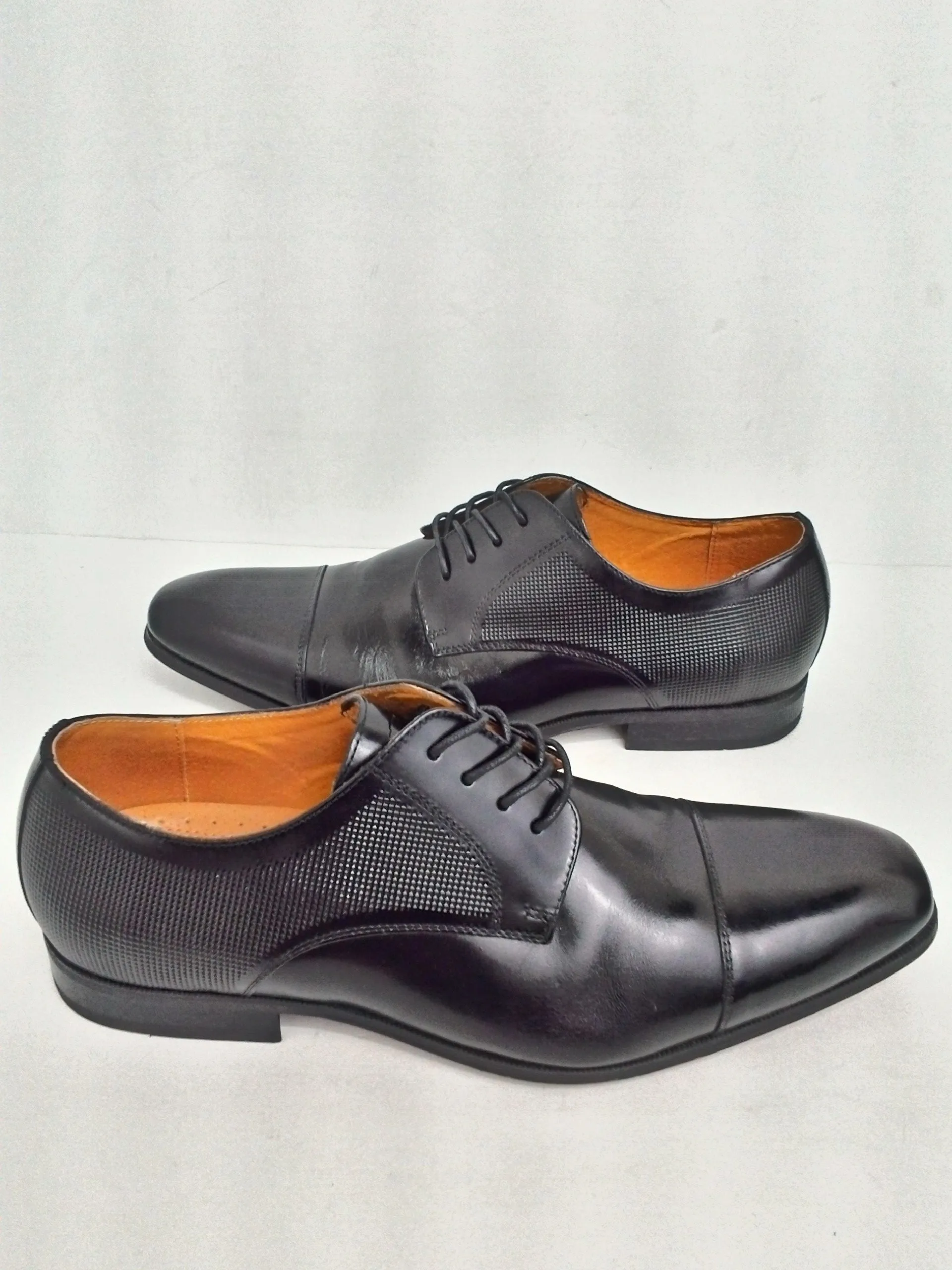 FLORSHEIM Men's Black Leather Oxford Shoes Size 11.5 D