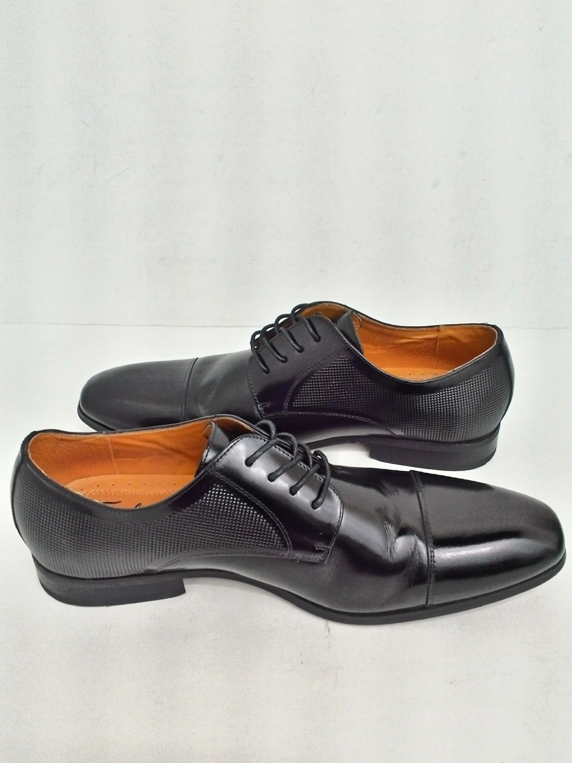 FLORSHEIM Men's Black Leather Oxford Shoes Size 11.5 D