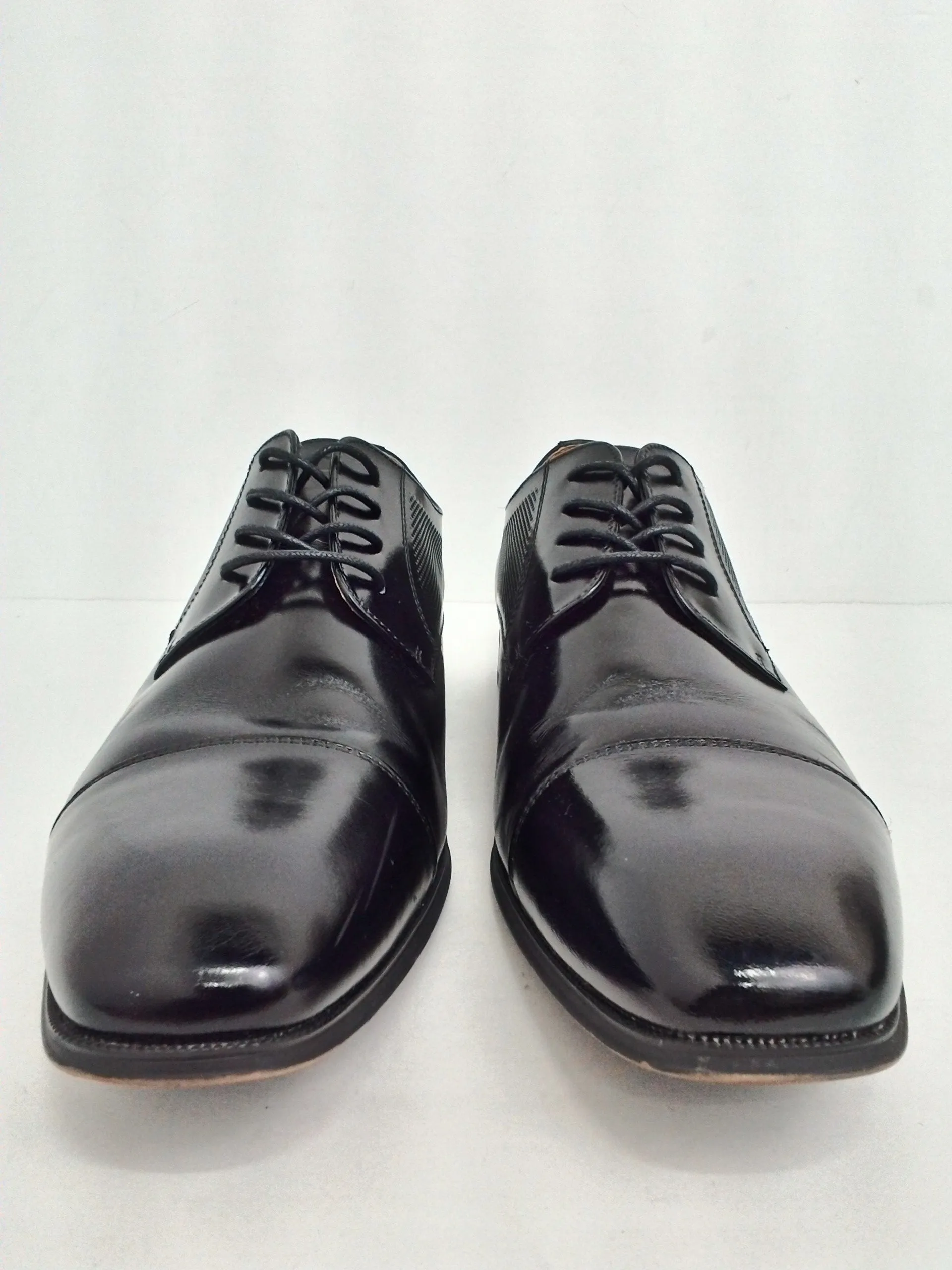 FLORSHEIM Men's Black Leather Oxford Shoes Size 11.5 D