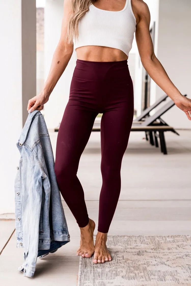 Game Changer Leggings 25 Wine