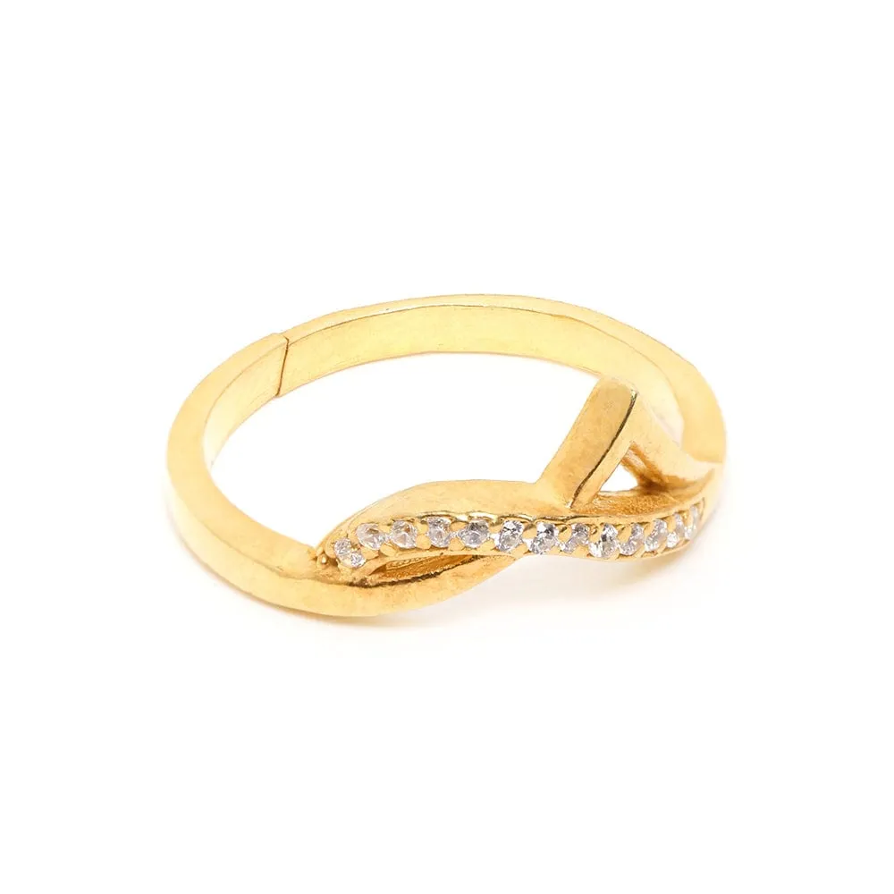 Gold Plated Silver Ring