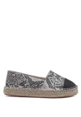 hermosa animal print slipon espadrilles