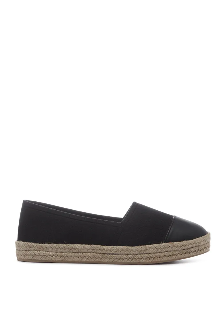 idonia monochrome slipon espadrilles