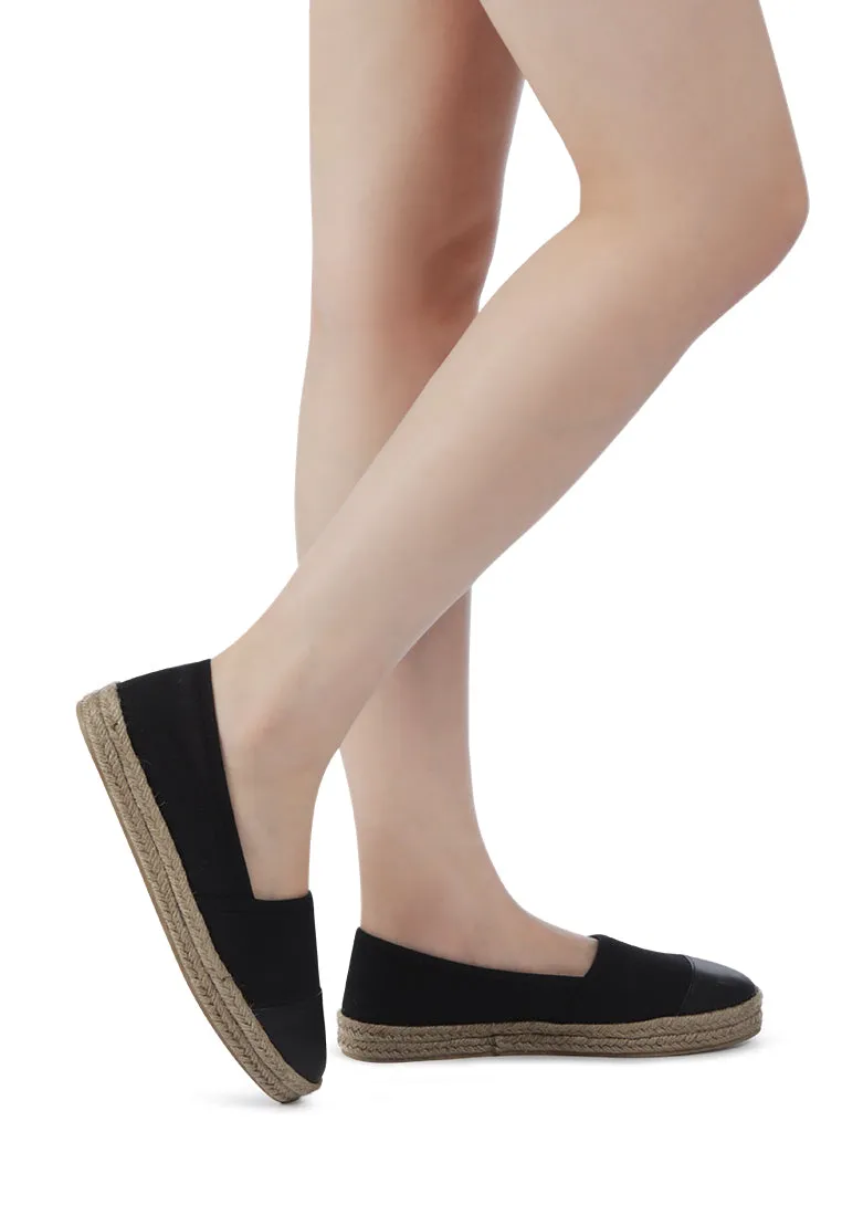 idonia monochrome slipon espadrilles