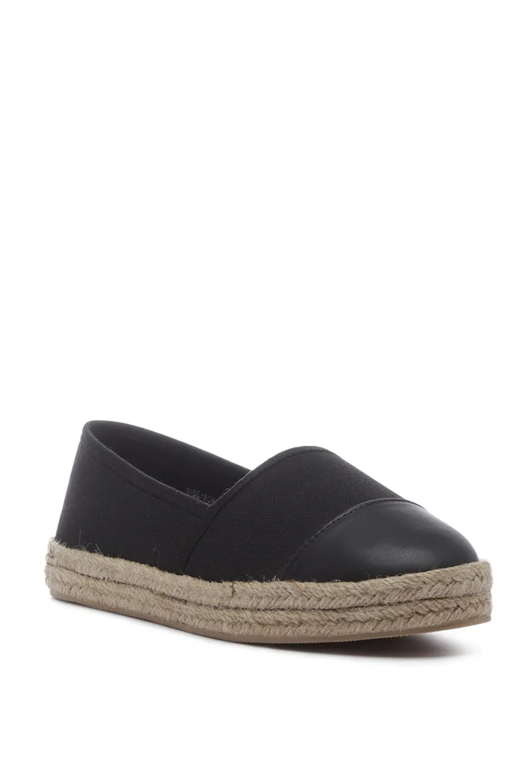 idonia monochrome slipon espadrilles