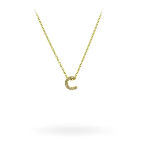 Initial "C" Necklace