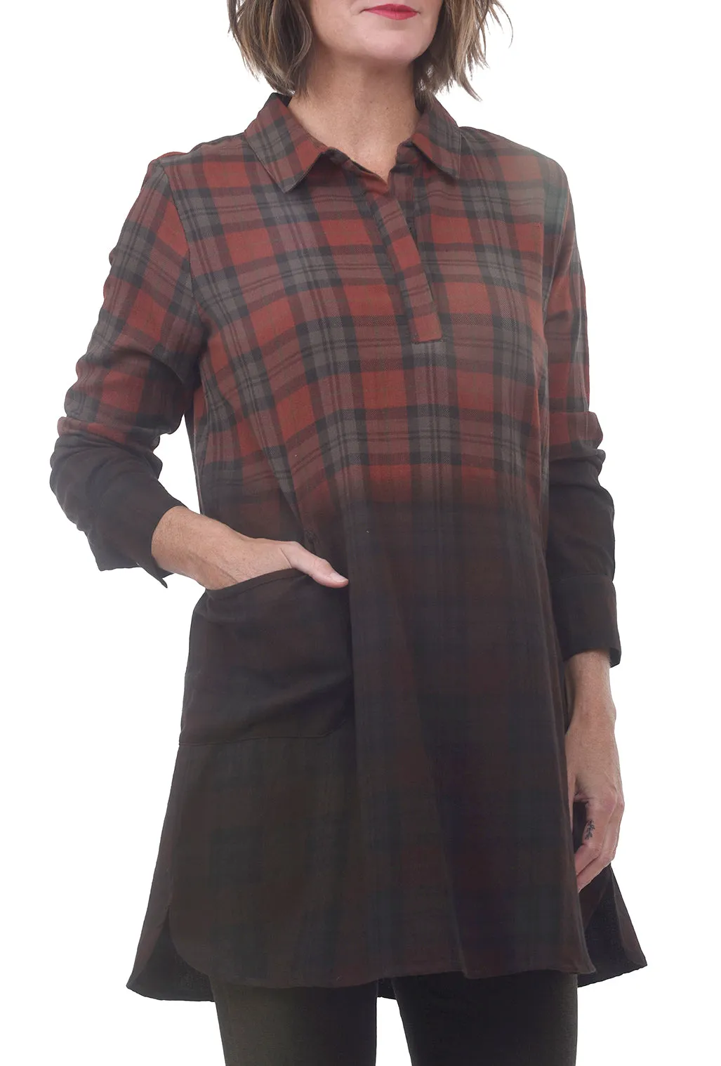 Jodi Flannel Tunic, Bryce