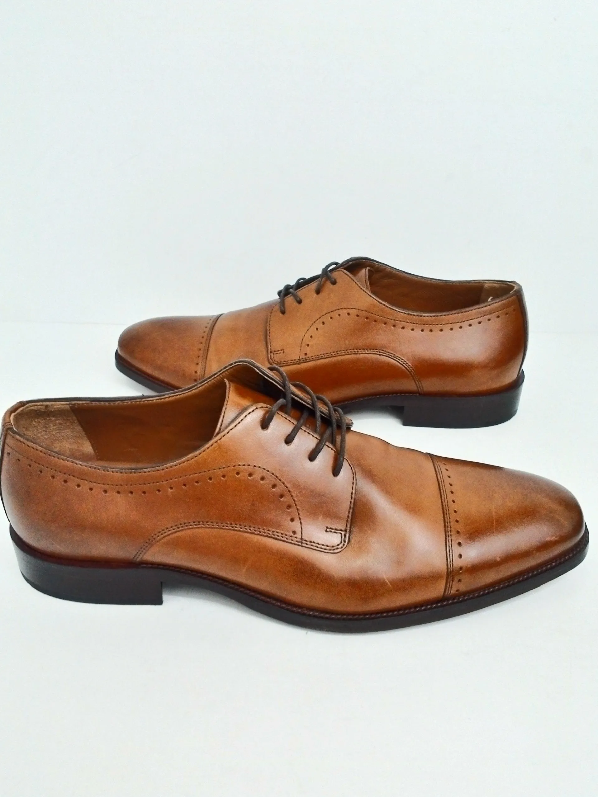 Johnston & Murphy Men's Brown Leather Oxford Size 11.5 M