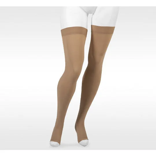 Juzo Move Thigh High w/ Silicone Band 20-30 mmHg, Open Toe