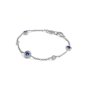 Max Bracelet with Sapphire and Diamonds