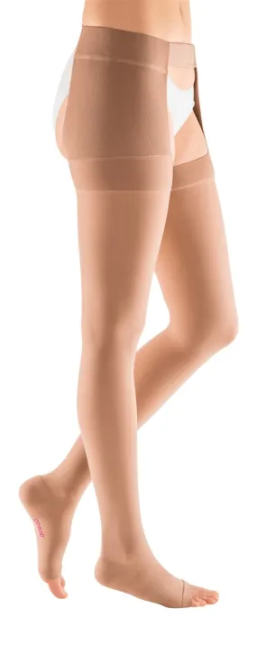 mediven plus, 20-30 mmHg, Thigh High w/ Attachment, Open Toe