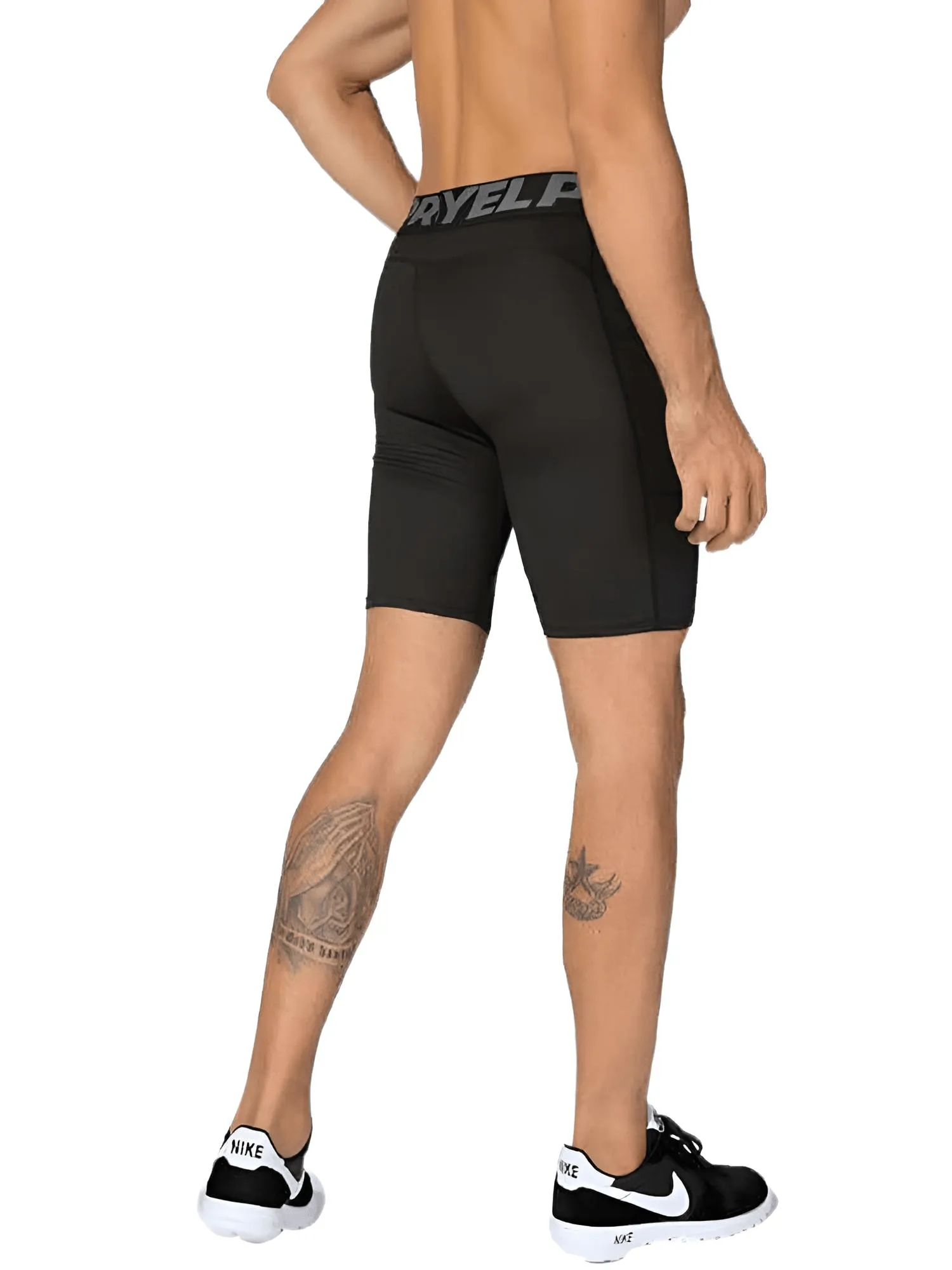 Men Sports Gym Compression Under Base Layer Shorts