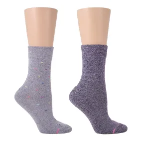 Mini Hearts | Diabetic Half-Cushion Socks For Women