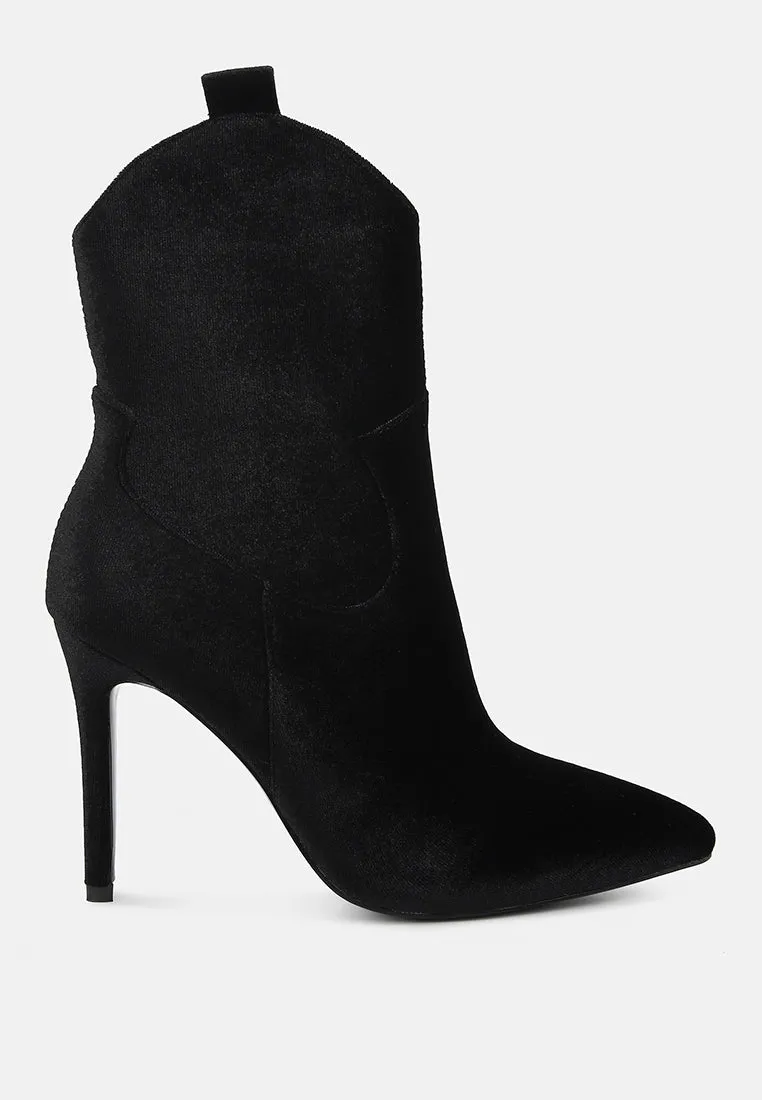 Nat Love Velvet Cow Girl Boot By Ruw