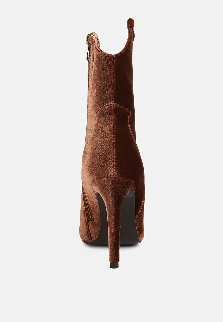 Nat Love Velvet Cow Girl Boot By Ruw