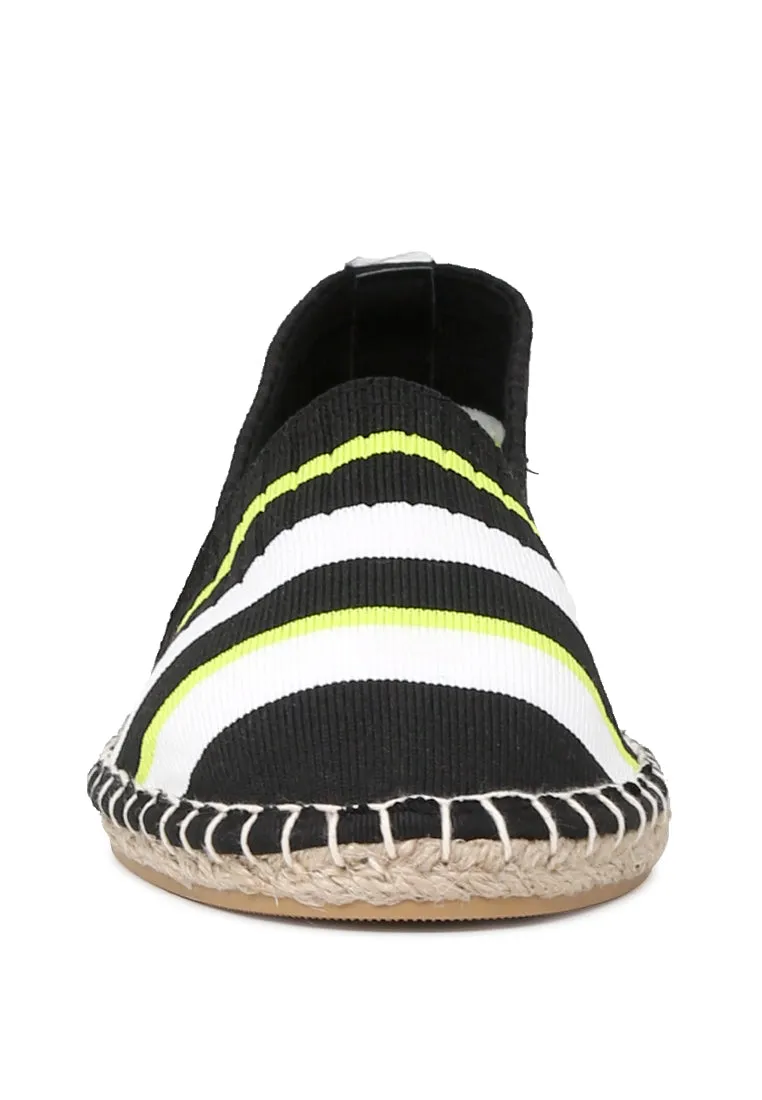 Neon Highlights Slipon Espadrilles