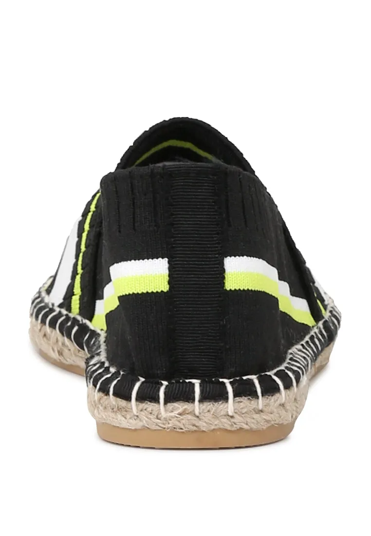 Neon Highlights Slipon Espadrilles