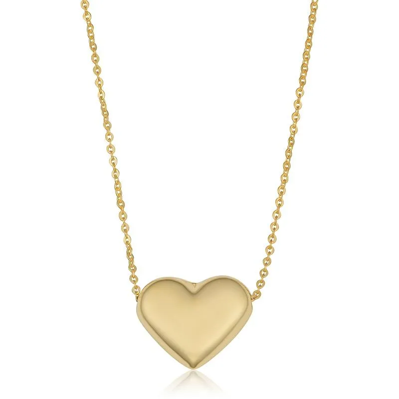 PUFFED HEART NECKLACE