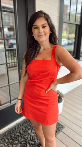 Red Sunset Dress