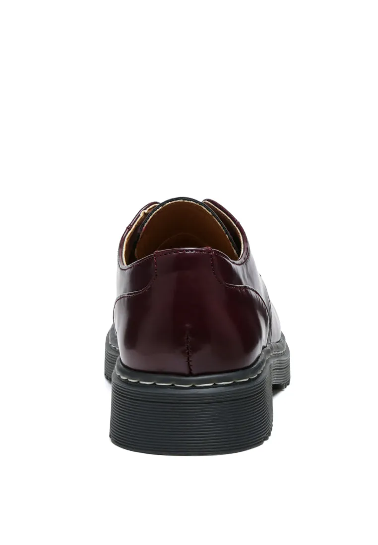 Shanks Oxford Patent Pu Shoes By Ruw