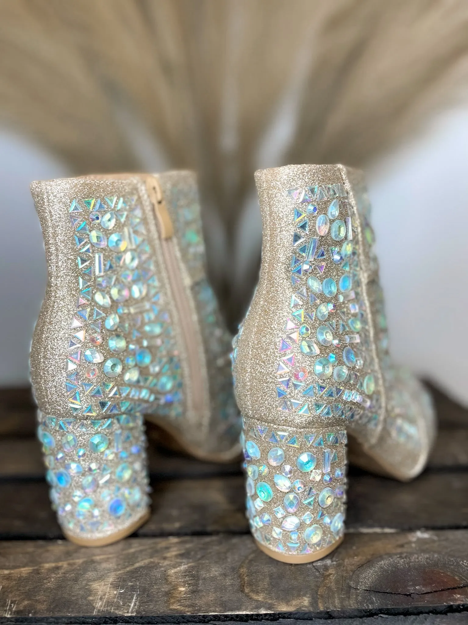 Stand Out Rhinestone Ankle Bootie